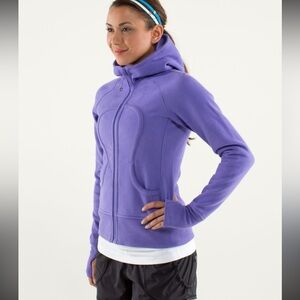 LULULEMON ATHLETICA Scuba Hoodie Sweater Purple Size 6 Women’s Activewear
